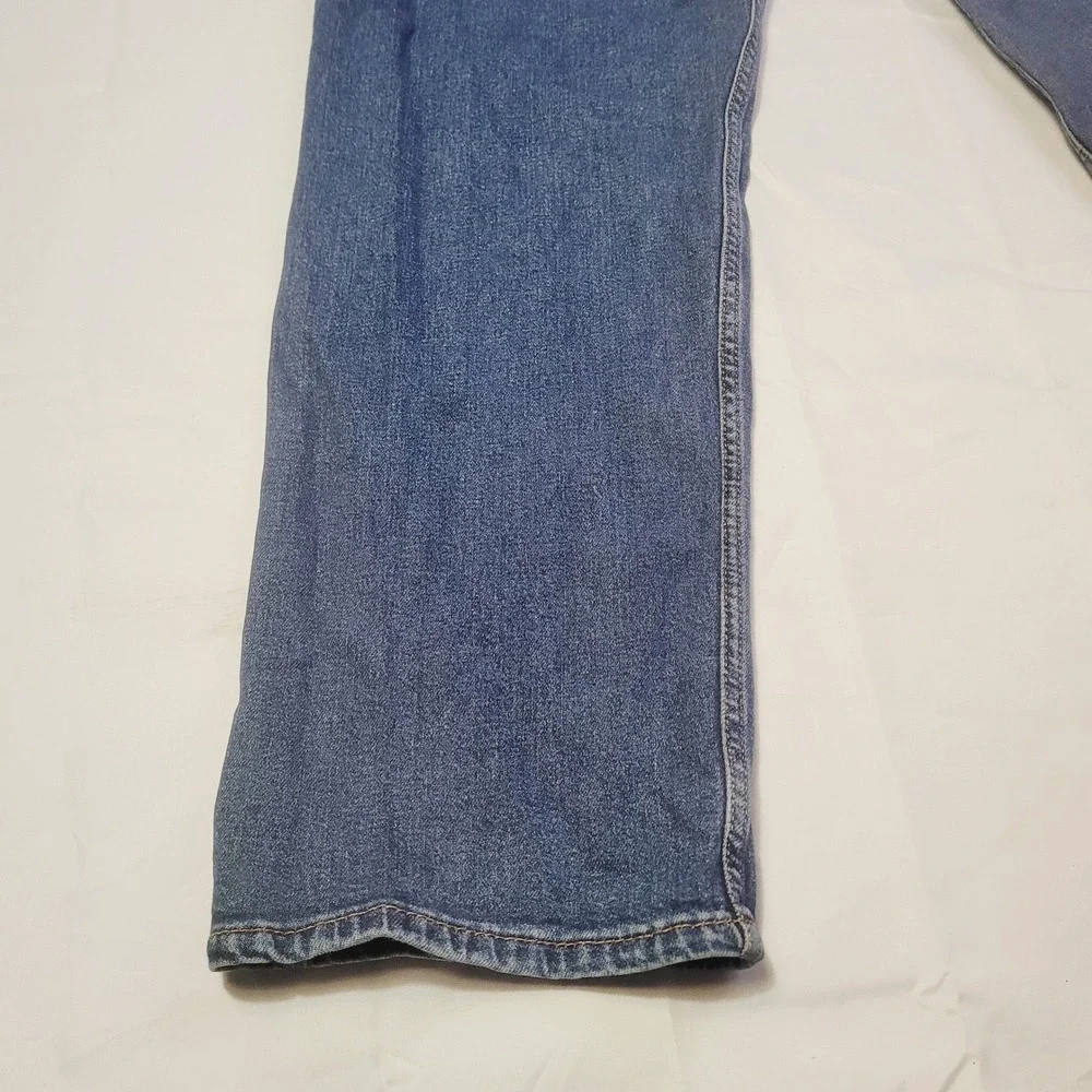 Levi's Men's 505 Regular Fit Jeans 40x32 Blue Straight Leg Denim D72